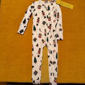 Holiday Nutcracker Kids Footie Pajamas